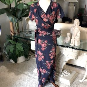 Live 4 Truth Navy Floral Maxi Dress